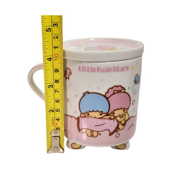 RARE Sanrio Little Twin Stars Ceramic Collector Cup & Lid 2011 - Picture 7 of 7